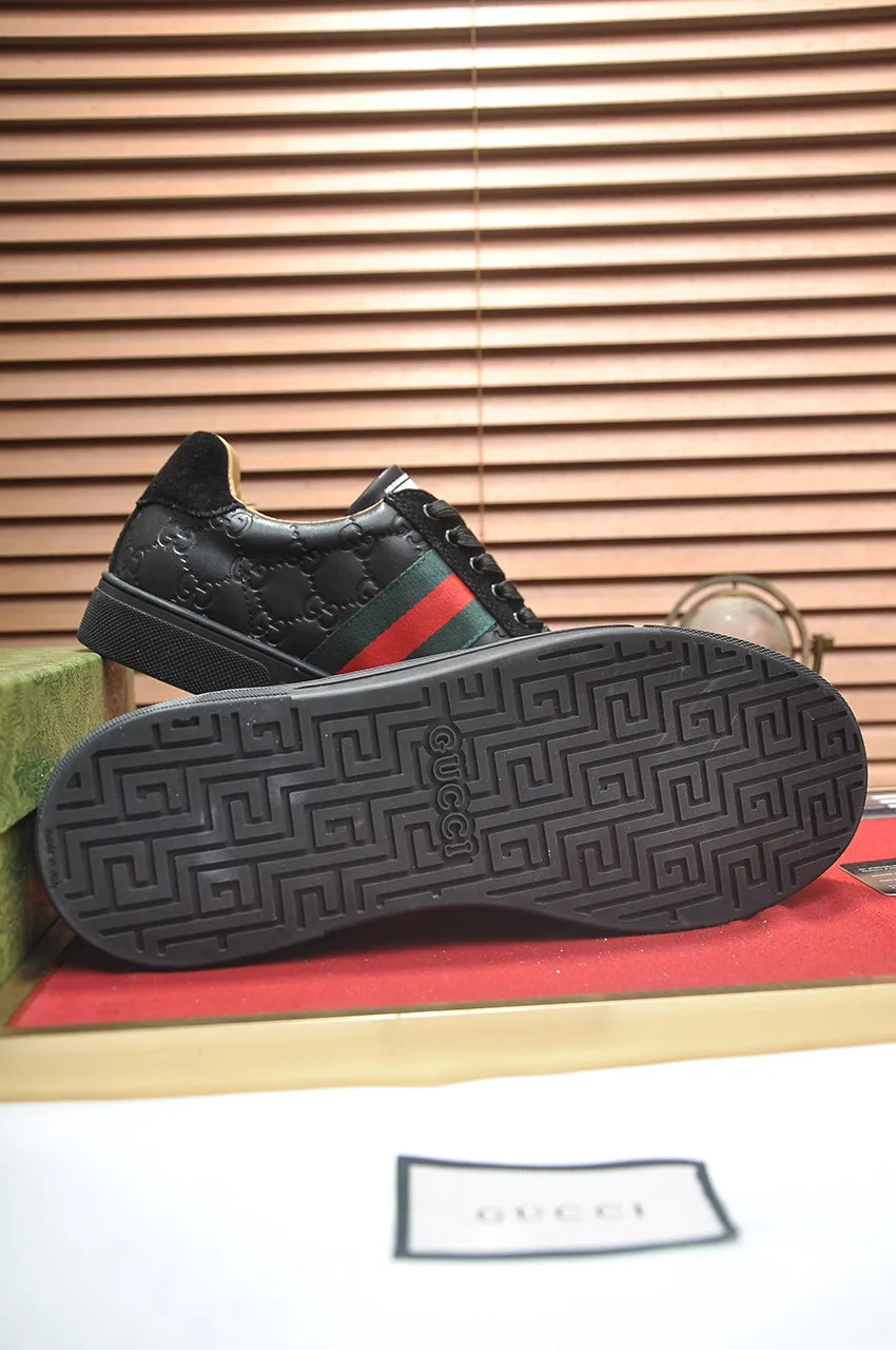 Men's men's shoes💰440💶[GUCCI] official website 1:1 men's sports shoes are now on the market. They are made of original fabric + water-dyed sheepskin lining, plus the official website original 1:1 comfortable outsole. Fashionable and versatile, super comfortable and breathable. Standard shoe size 38/45 (custom-made size 45 is non-refundable)